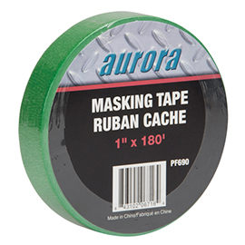 25 mm (1") x 55 m (180') Painters Masking Tape, Green product photo