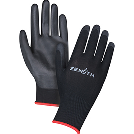 Lightweight Palm Coated Gloves, Medium/8, Polyurethane Coating, 13 Gauge, Polyester Shell Pair product photo