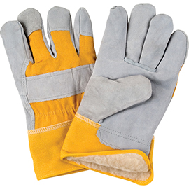 Fitters Gloves, X-Large, Split Cowhide Palm, Boa Inner Lining product photo