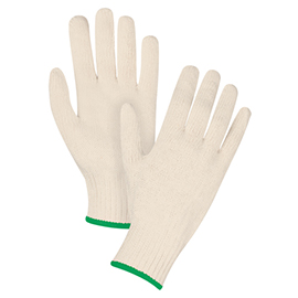 Heavyweight String Knit Gloves, Poly/Cotton, 7-Gauge, Medium product photo