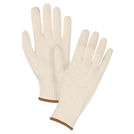 Heavyweight String Knit Gloves, Poly/Cotton, 7-Gauge, Large product photo