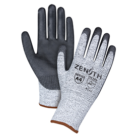 Coated Gloves, Size Large/9, 13 Gauge, Polyurethane Coated, HPPE Shell, EN 388 Level 5/ANSI/ISEA 105 Level 4 product photo