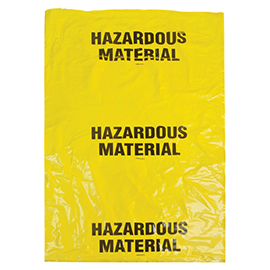 60" L x 36" W Hazardous Waste Bag, Infectious Waste, 50 /pkg. product photo