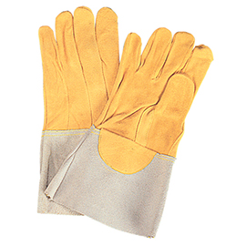 Welding Gloves, Split Deerskin, Size Large product photo