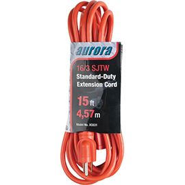 15' Indoor/Outdoor Extension Cord, 16/3 AWG, 13 A product photo