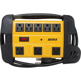 6' Workshop Surge Protector Power Strip, 8 Outlets, 1350 J, 1875 W product photo
