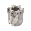 R220.69-01.50-10-6A 1-1/2" Diameter 3/4" Arbor Hole 6-Flute Indexable Square Face Mill product photo