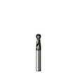 20.00mm Diameter x 20.00mm Shank 2-Flute Stub Length NXT Coated Carbide Ball Nose End Mill product photo