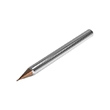 0.50mm Diameter x 4.00mm Shank 2-Flute Stub Length HXT Coated Carbide Ball Nose End Mill product photo