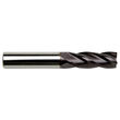 3.0mm 4-Flute Solid Carbide End Mill TiAlN Coated product photo