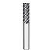 4mm Diameter x 4mm Shank 6-Flute Short AlTiN Coated Carbide Square End Mill product photo