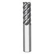 0.2500" Diameter x 0.2500" Shank 5-Flute Extra Long AlTiN Coated Carbide Square End Mill product photo