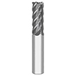1/2" Diameter x 1/2" Shank 5-Flute Stub Length AlTiN Coated Carbide Roughing End Mill product photo