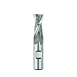 0.3125" Diameter x 0.3750" Shank 2-Flute Short Uncoated HSCO Square End Mill product photo