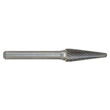 3/8" SL-3 Standard Cut 14º Included Angle Taper With Radius End Carbide Burr product photo