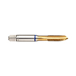 3906 (10.00mm) M10x1.50 HSSE-PM 3-Flute Spiral Point TiN Coated Blue Ring Tap product photo