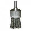 1" Diameter x 1/4" Shank  0.020" Steel Wire Knot End Brush product photo