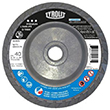 4-1/2" Diameter x 5/8"-11 Hole Type 29 ZA60 Blue C-Trim Plastic Backed Premium Flap Disc product photo