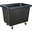 37" L x 26" W x 30" H Tapered Wall Poly Box Truck, Polyethylene, 500 lbs. Capacity product photo