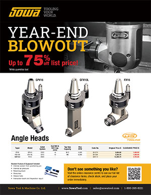 Year-End Blowout Angle Heads