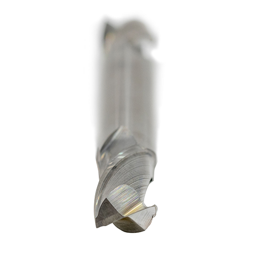 5/32" Diameter x 3/8" Shank 2-Flute Regular Length Double Ended Blue Series Carbide End Mill product photo Side View L