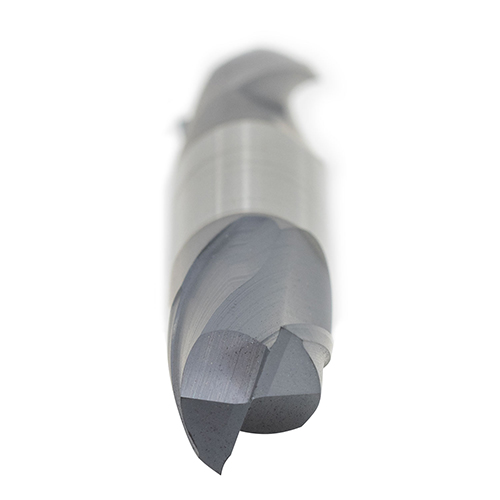 1/16" Diameter x 1/8" Shank 2-Flute Stub Length Double End Yellow Series Carbide End Mill product photo Side View L