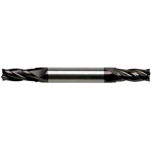 7/32 4-Flute Double End Solid Carbide End Mill TiAlN Coated product photo Front View L