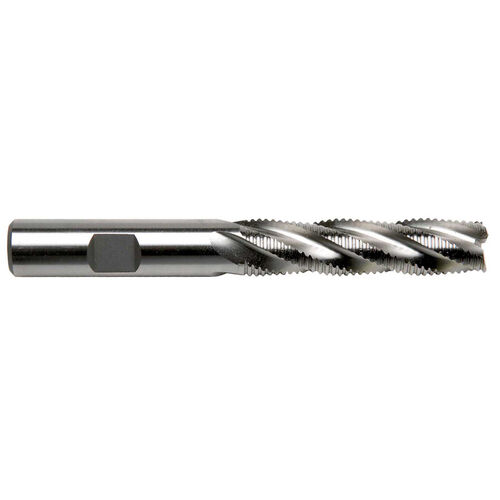 3/4" Diameter x 3/4" Shank 4-Flute Long Length Fine Pitch Roughing HSCO Cobalt End Mill product photo Front View L