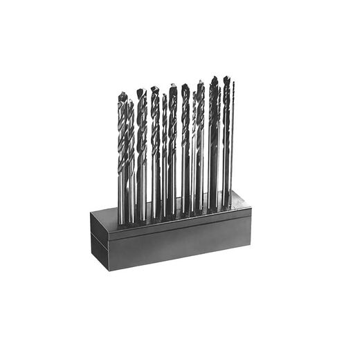 25pc H.S.S. 12" O.A.L. Extra Length Fractional Drill Bit Set product photo Front View L