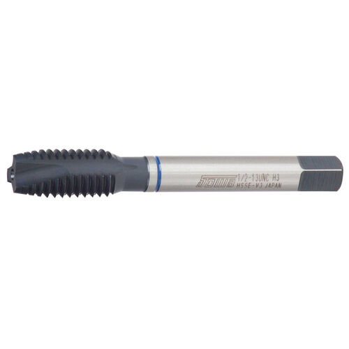 M7 x 1mm Blue Ring HSSE-V3 Metric Spiral Point Tap product photo Front View L