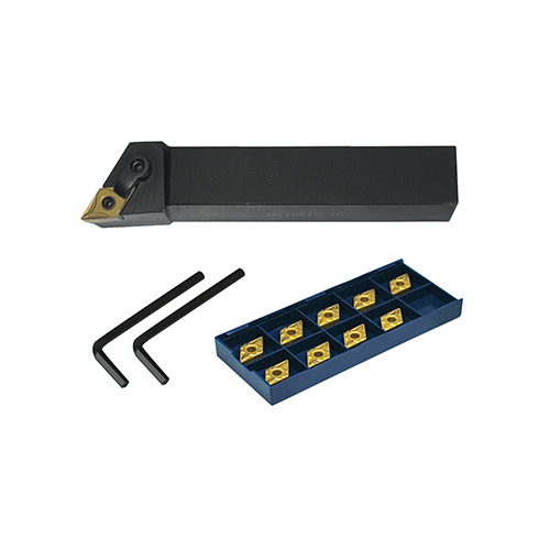 1pc MDJNL 16-4D Tool Holder Kit with 10pc DNMG 432 MM PT25C Inserts product photo Front View L