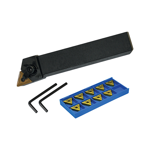 1pc MTJNR 16-4D Tool Holder Kit with 10pc TNMG 432 M PT25C Inserts product photo Front View L