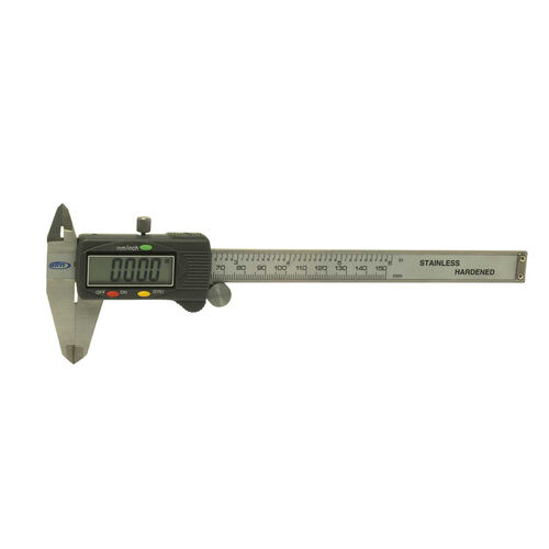 0-6"/150mm x 0.0005"/0.01mm Large Display Digital Caliper product photo Front View L