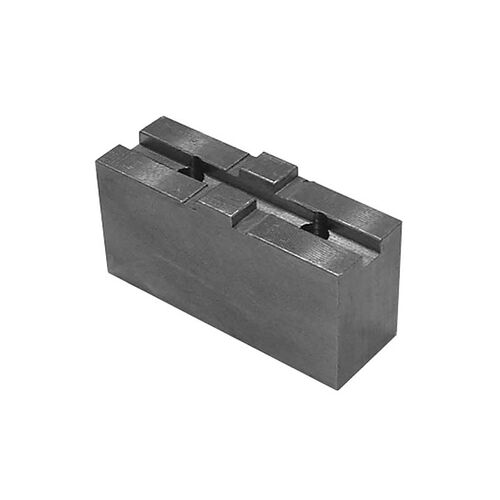 160mm Soft Top Jaw With Metric Tongue And Groove (Piece) - 40mm Height product photo Front View L