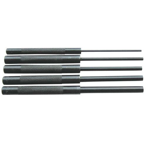 5pc Extra Long Drive Pin Punch Set product photo Front View L