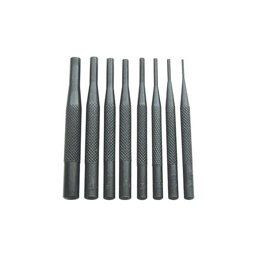 8pc Drive Pin Punch Set product photo Front View L