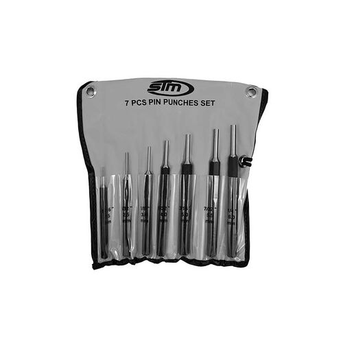 7pc Heavy Duty Pin Punch Set product photo Front View L