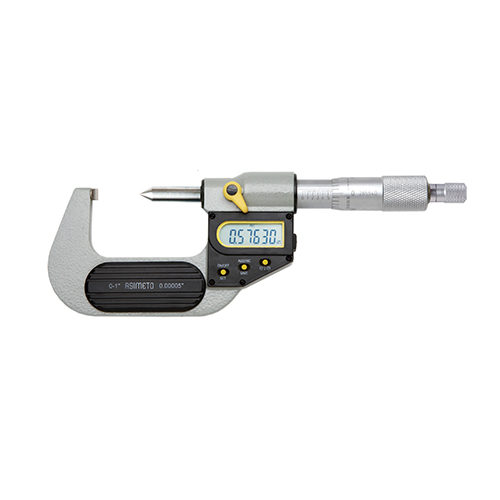 0-1"/0-25mm x 0.00005"/0.001mm Electronic Single Point Micrometer product photo Front View L
