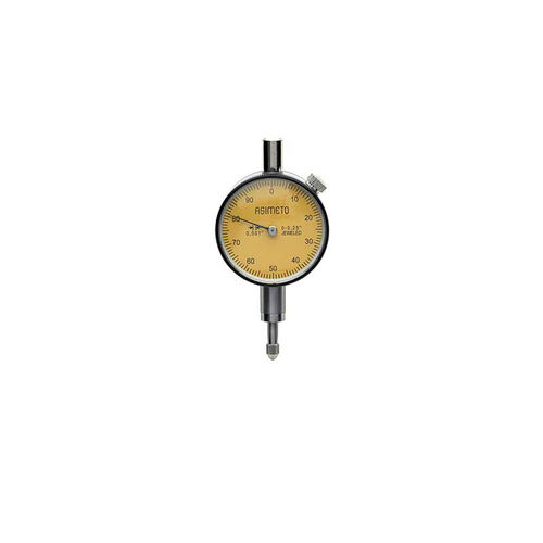 0.25 3/8 Stem 0.1/Rev 0-100 Asimeto AGD1 Dial Indicator product photo Front View L