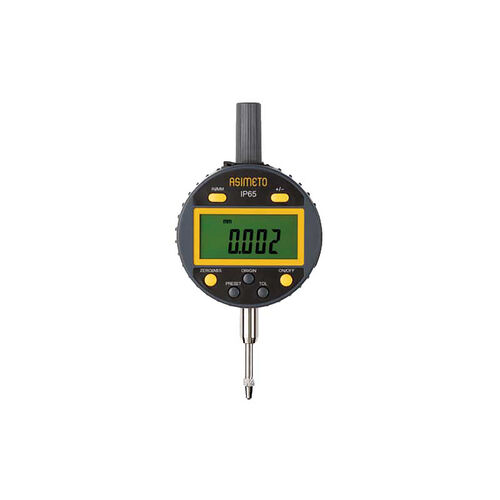0-2"/0-50mm x 0.0005"/0.01mm Asimeto IP65 Digital Indicator product photo Front View L