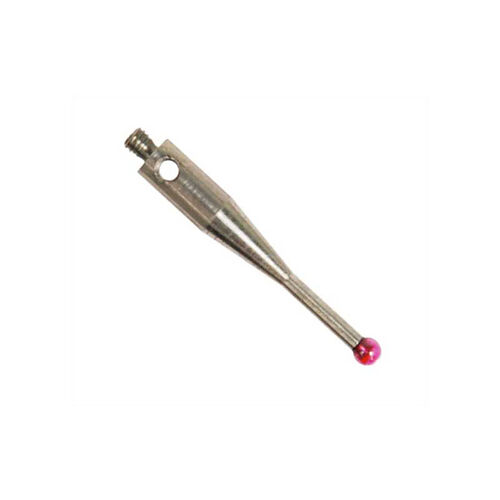2mm Ruby Ball x 21.8mm Asimeto Test Indicator Tip product photo Front View L