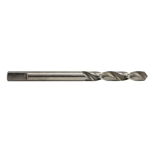 9/64" Bright Finish Screw Machine Length Drill Bit With Tang product photo Front View L