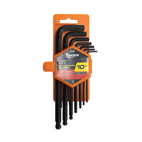 10pc Metric Ball End Hex Key Set product photo Front View L
