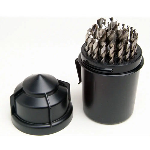 Bit Buddy: Holds 29 jobber Length Drills from 1/16″-1/2″ by 64ths product photo Front View L