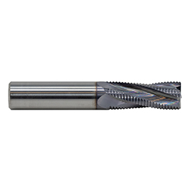 1/4" Diameter x 1/4" Shank 4-Flute Regular Length Roughing Yellow Series Carbide End Mill product photo