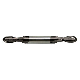3/16" Diameter 2-Flute Ball Nose Double End Regular Length TiAlN Coated End Mill product photo