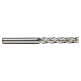 5/16" Diameter x 5/16" Shank 4-Flute Extra Long Length Blue Series Carbide End Mill product photo
