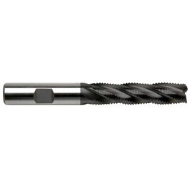 2" Diameter x 1-1/4" Shank 6-Flute Long Length Fine Pitch TiAlN Coated Roughing HSCO Cobalt End Mill product photo