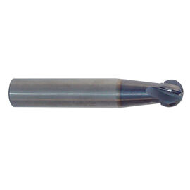 3/16" Diameter x 3/16" Shank 4-Flute Long Length Spherical Ball End AlTiN Red Series Carbide End Mill product photo