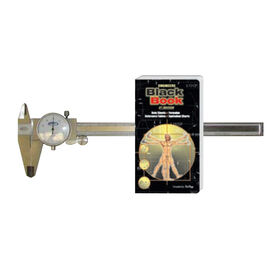 8" STM Dial Caliper & Engineers Black Book Combo product photo